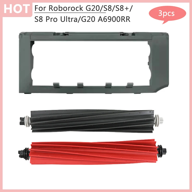 Für Roborock S8 Pro Ultra G20 A6900RR S8 PLUS G20 S8 S8+ Staubsauger Hauptbürstenabdeckung Scheuerbürste Ersatzzubehör