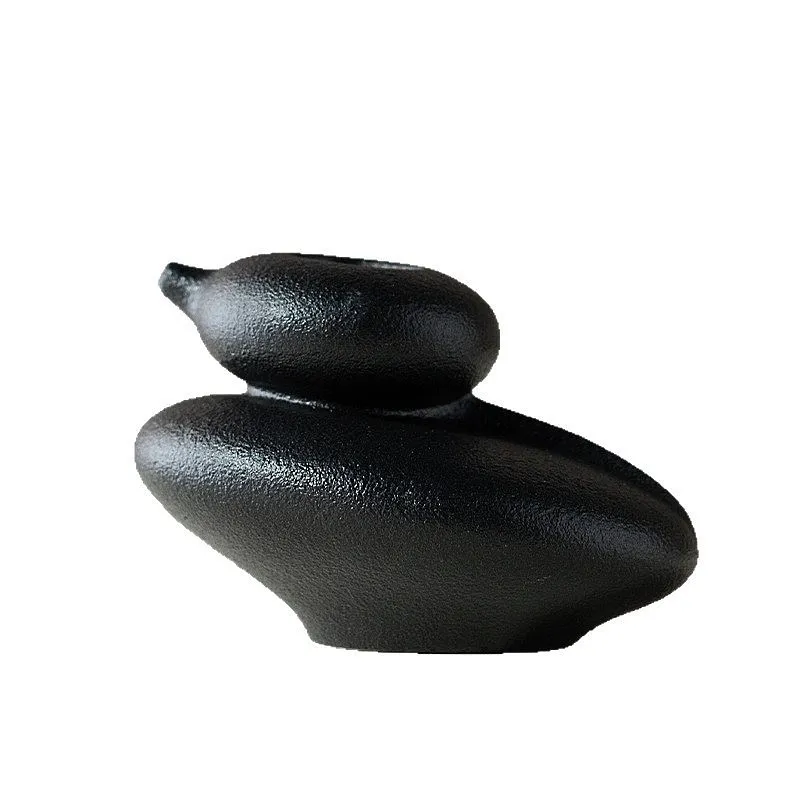 Modern Nordic Ceramic Vase Minimalist Home Decor Flower Arrangement for Living Room Shelf