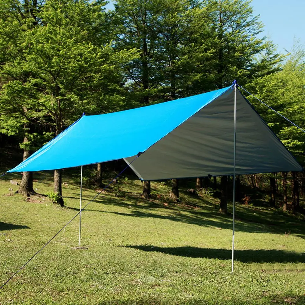 Waterproof Canopy Durable Waterproof Camping Tarp Tent with Uv-resistant Canopy for Outdoor Travel Easy Installation for Nails