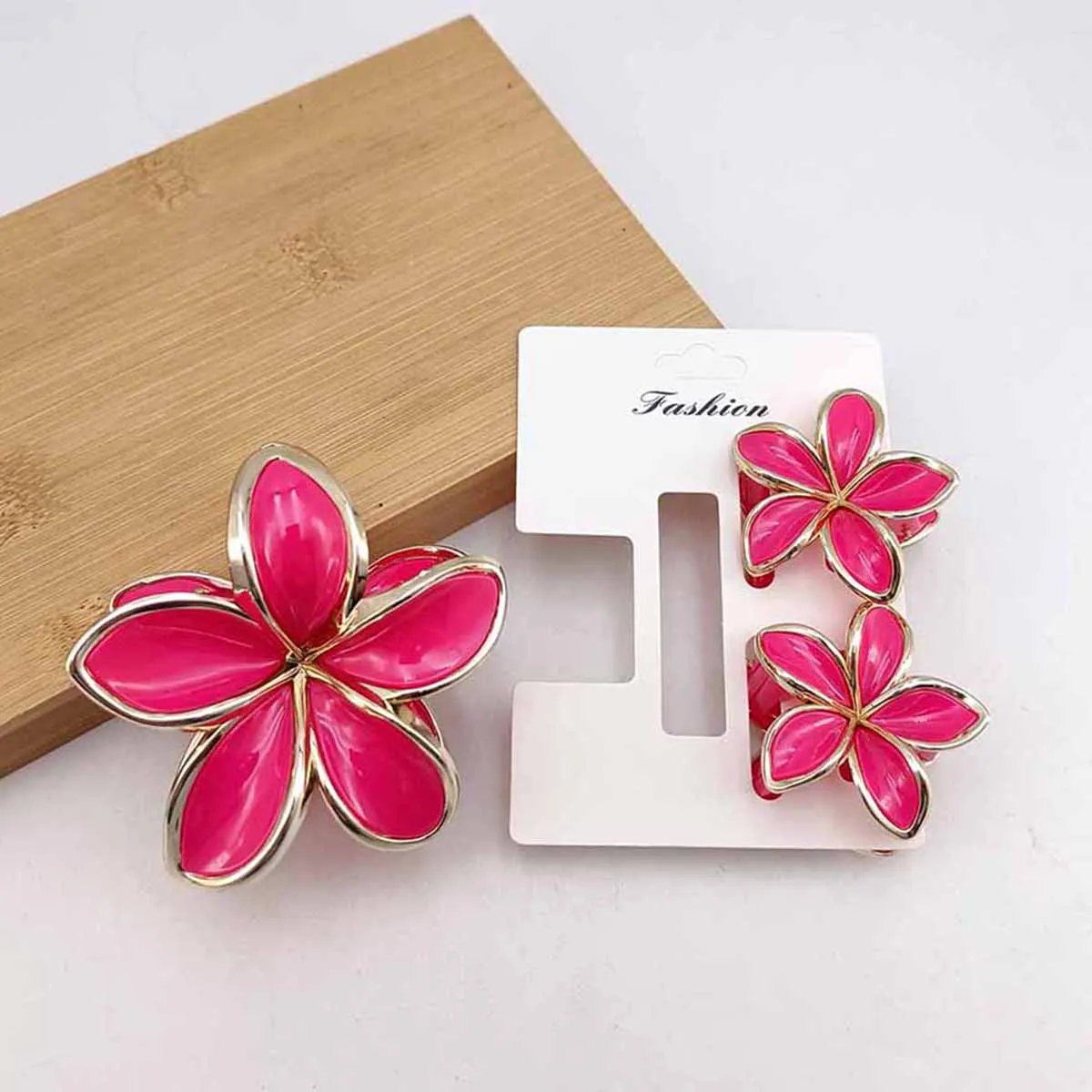 3/9 Teile/satz Blume Haar Clips Frauen Strand Urlaub Haar Klaue Stilvolle Shopping Kopfbedeckungen Weibliche Haar Zubehör – Detail 15