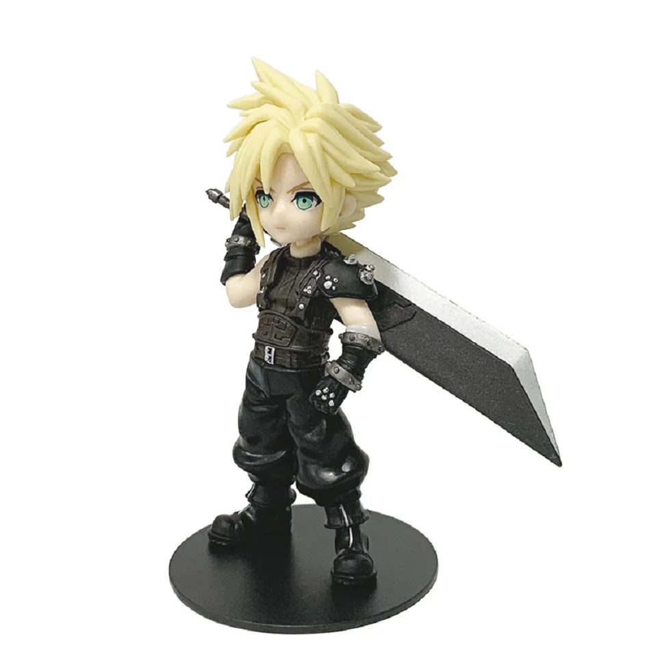 11-12cm Anime Cloud Strife Tifa Lockhart Aerith Gainsborough Zack·Fair Figur Modell PVC Spielzeug Desktop-Sammlungszubehör Geschenk – Detail 8