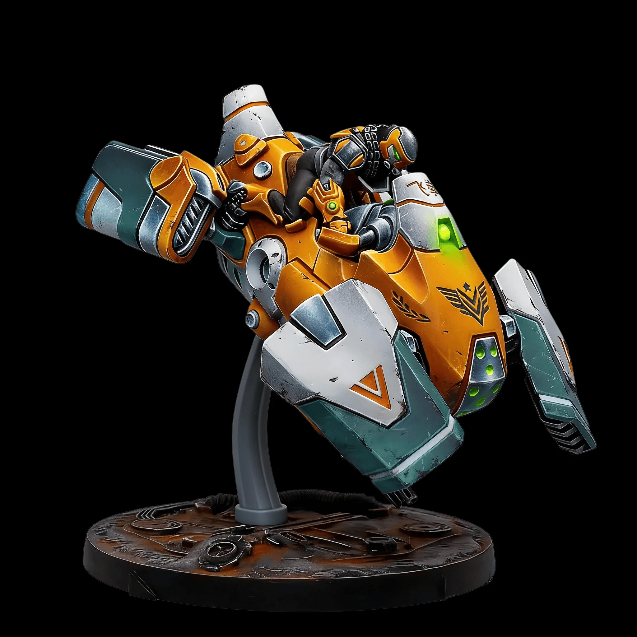 Kit de montagem de modelo em resina para fundição, GK, Flight Team, não pintado, precisa ser montado