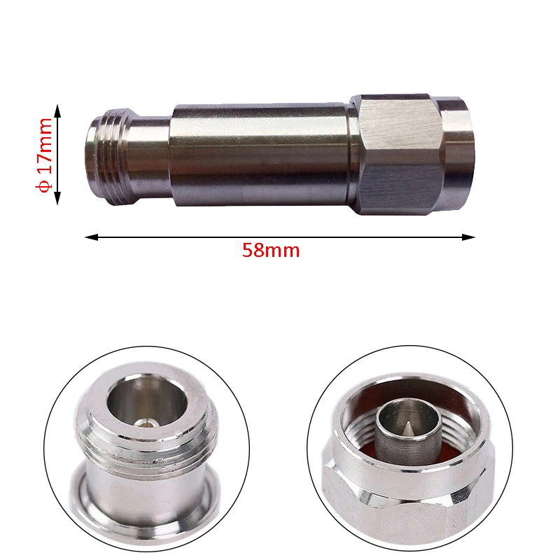 DC-3GHz/4GHz 2W N Male to Female RF Fixed Attenuator 1db.3db.5db.6db.10db.15db.2db.30db, 40db 50Ohm