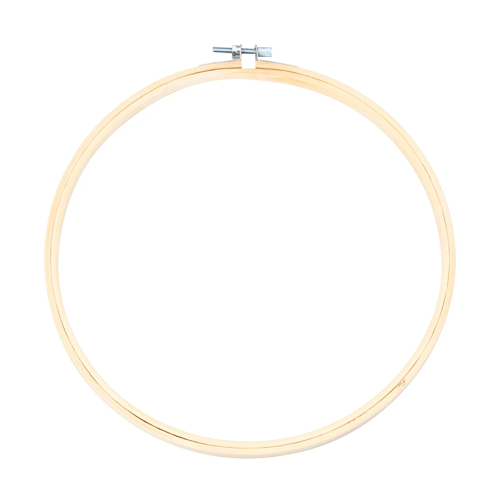 

Needle craft Handmade Bamboo Round Loop Sewing Tools Embroidery Hoop Cross Stitch Frame