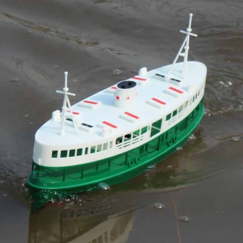 

DIY Model Boat Kit 1/50 Small Ferry Star Wheel RC Model Boat Kit with Double Head Linkage Steering DIC Aviation Seat