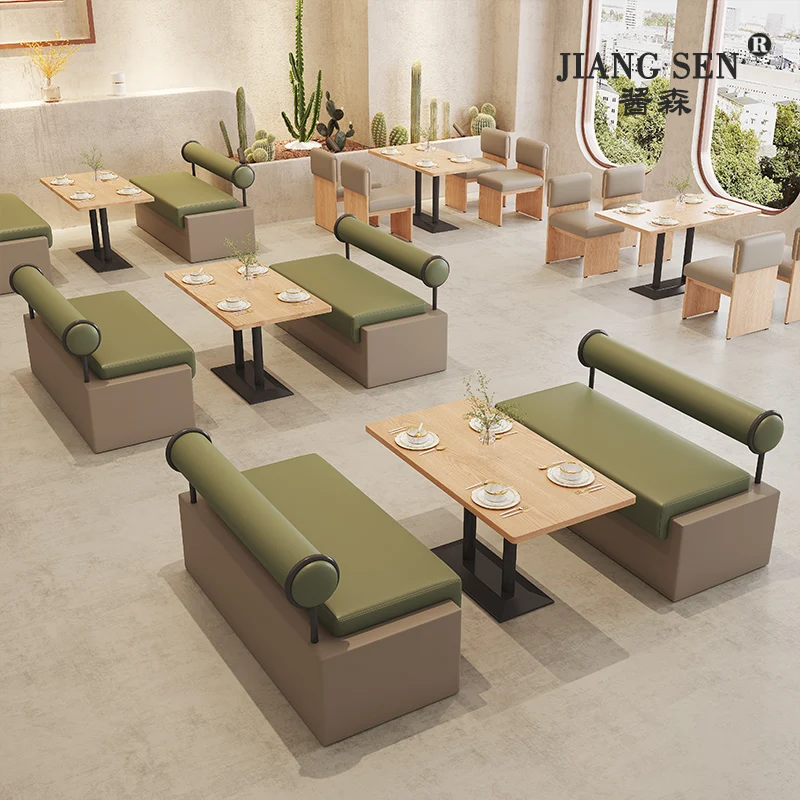 

Coffee shop restaurant table chair sofa combination leisure cafe