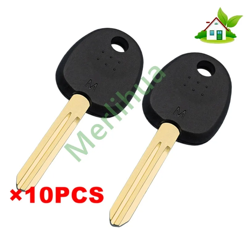 FOR Hyundai Elantra Kia Forte K2 K3 Transponder Key Shell, Left Groove Spare Replacement Key Housing