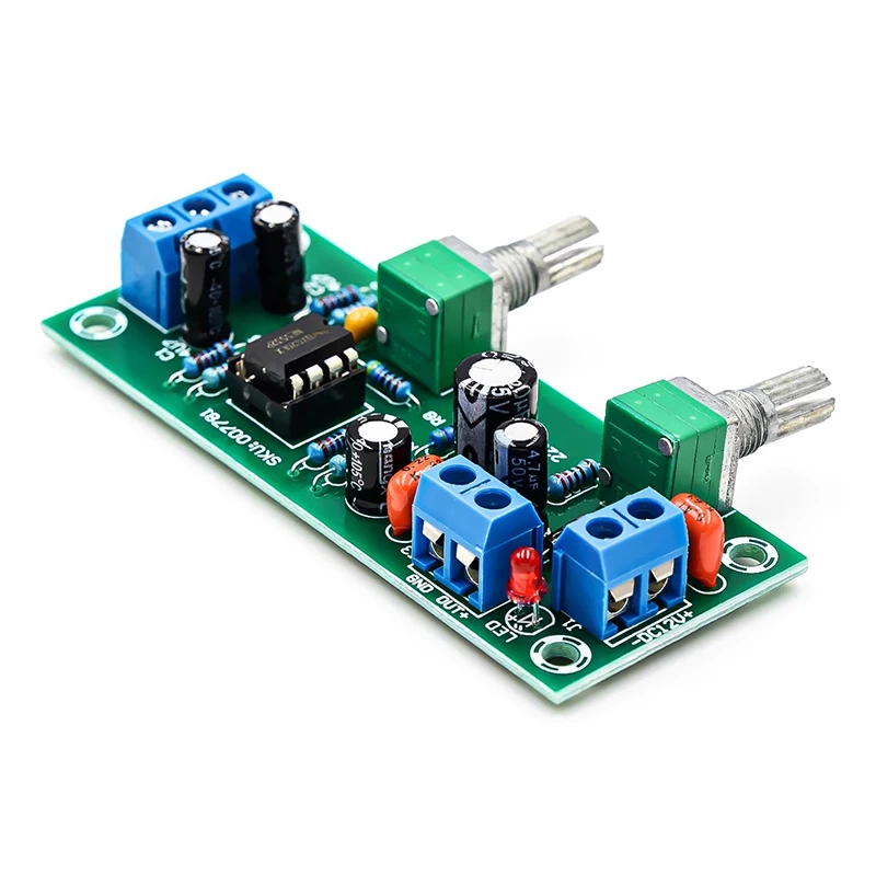 High-precision Single supply low pass filter board subwoofer preamp board 2.1 channel DC 10-24v 22hz-300hz