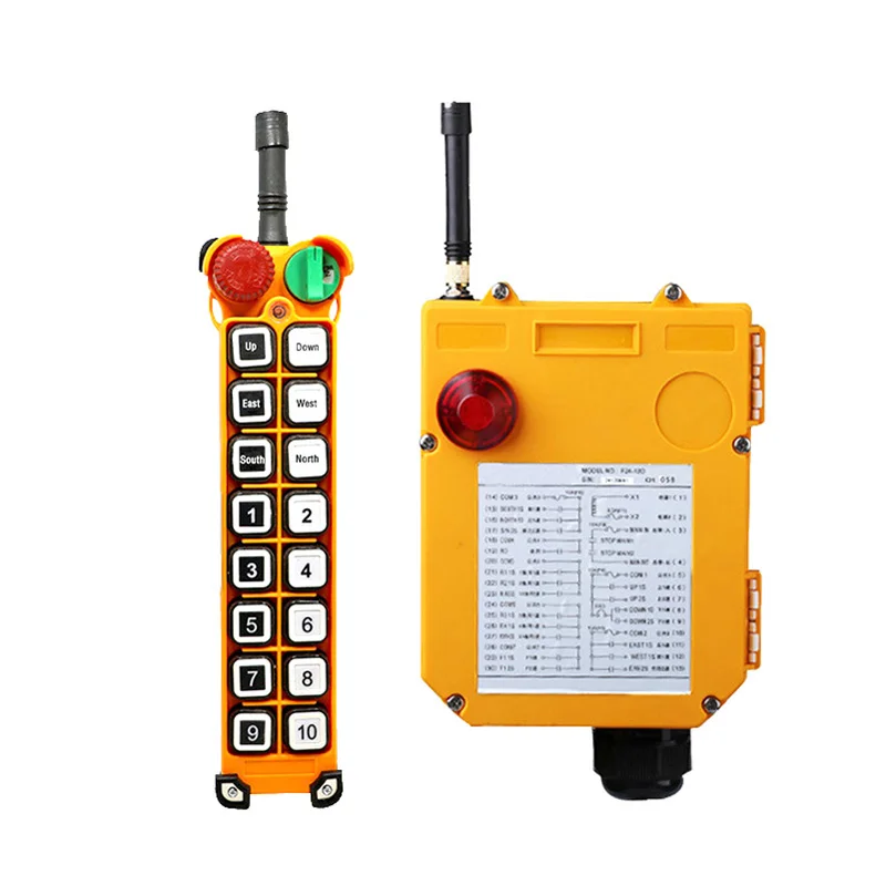 Imagem -03 - Controlo a Distância Industrial Autêntico do Guindaste sem Fio de Alta Qualidade F2416s 380v 220v 36v 24v 1665v
