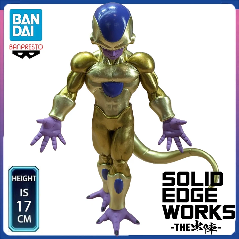

BANPRESTO DRAGON BALL SUPER SOLID EDGE WORKS Golden Frieza‌ PVC 17CM Anime Action Figures Model Collection Toy