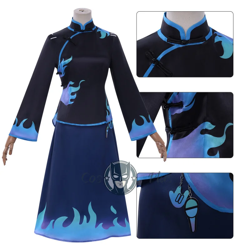 

Game Identity V Qi Shiyi Cosplay Costume Identity V Antiquarian Cosplay Outfit Chinese Style Uniform Christmas Halloween Clothes