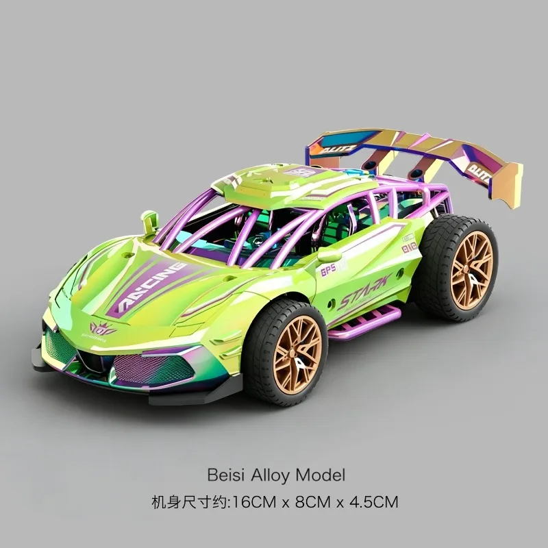 diecast racing car model alloy sports vehicle toy with engine sound drift practical gift for hobby collection desktop display - view 6