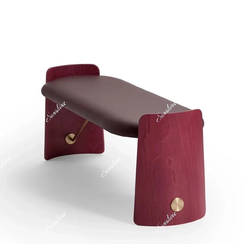 

Italian minimalist bedroom bedside stool entrance door simple shoe stool