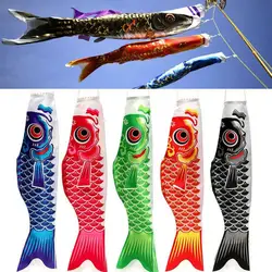 55cm Japanese Nobori Koinobori Carp Streamer Windsock Fish Flag Kite Home Decor Fish Flag Toy Carp Wind Socks Colorful Fish Flag