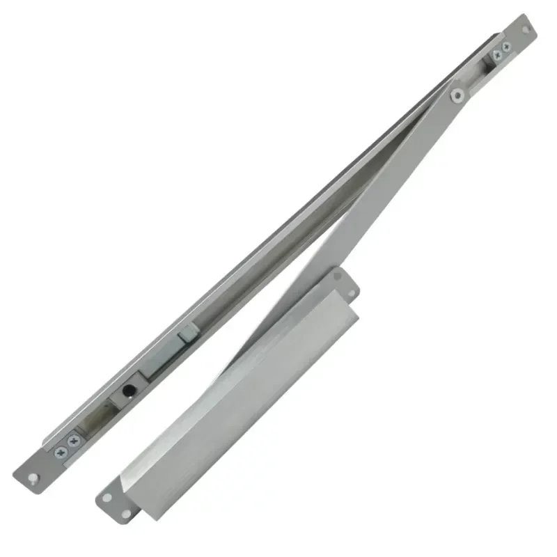 Automatic Hydraulic Two Way Hidden Door Closer Aluminum Alloy Sliding Arm High Quality ODM Keep Open Concealed Hinge