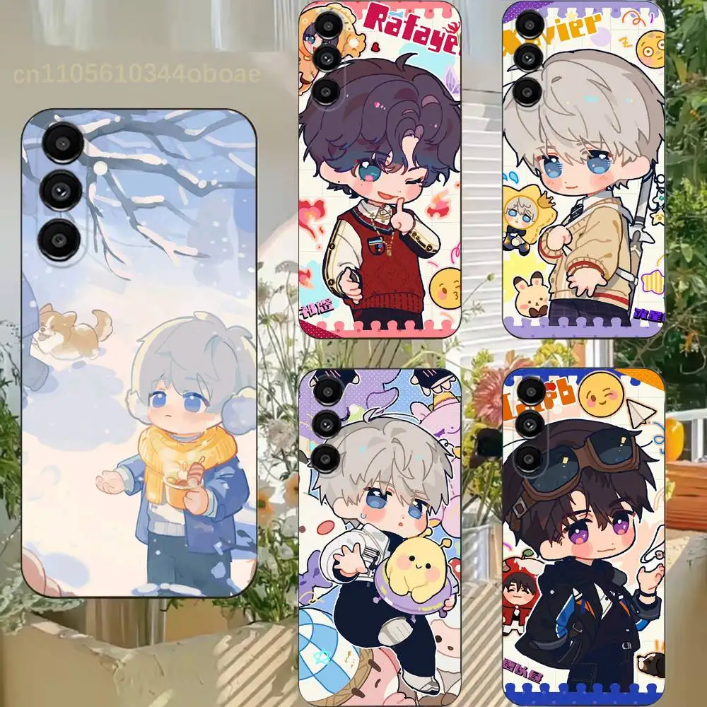 L-Love and Deepspace Phone Case For Samsung S25,24,21,22,23,20,S30,Ultra,Plus, Fe,5G Silicone Cover