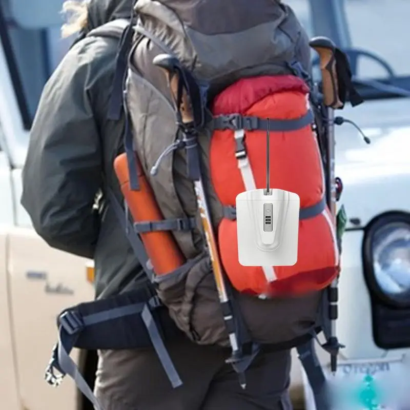 Caja de Seguridad portátil para viaje, candado pequeño, resistente al agua, combinación de candado