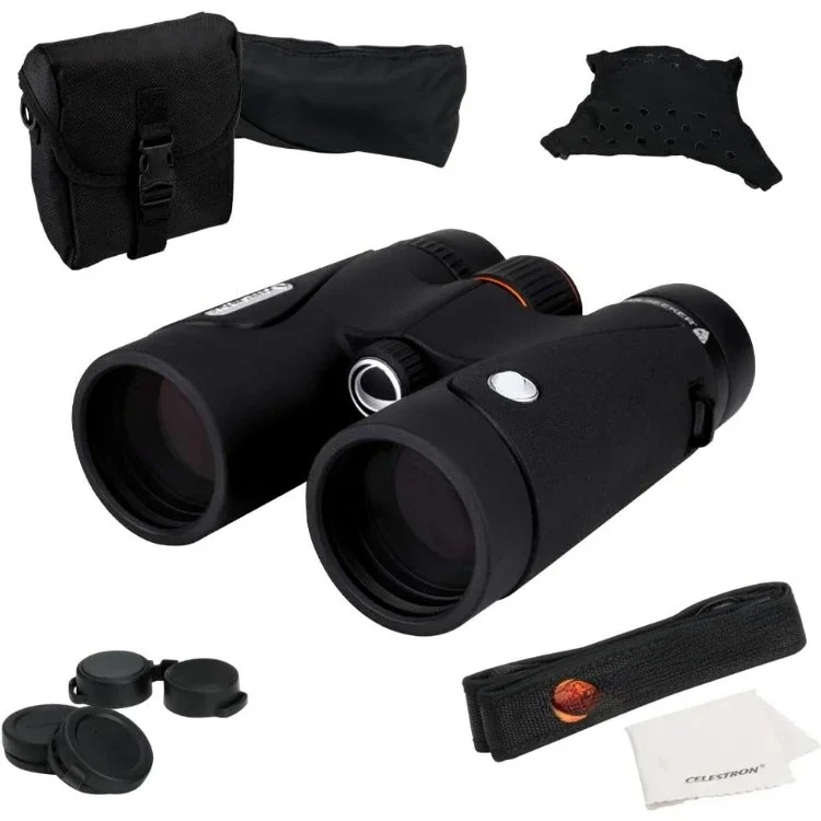 TrailSeeker 8x42 ED Binoculars - Compact Birdwatching Binoculars with ED Objective Lenses, Broadband Multi-Coated Optics