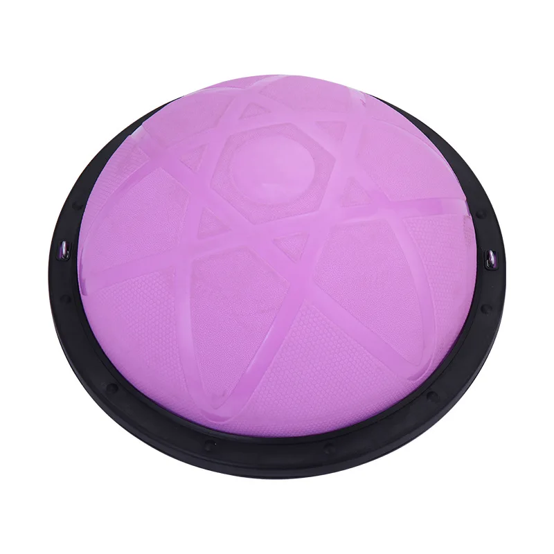 Yoga Pilates Floating Point Wave Speed Ball 46*20cm Thickened PVC Footed Explosion-Proof Half Round Body Slimming