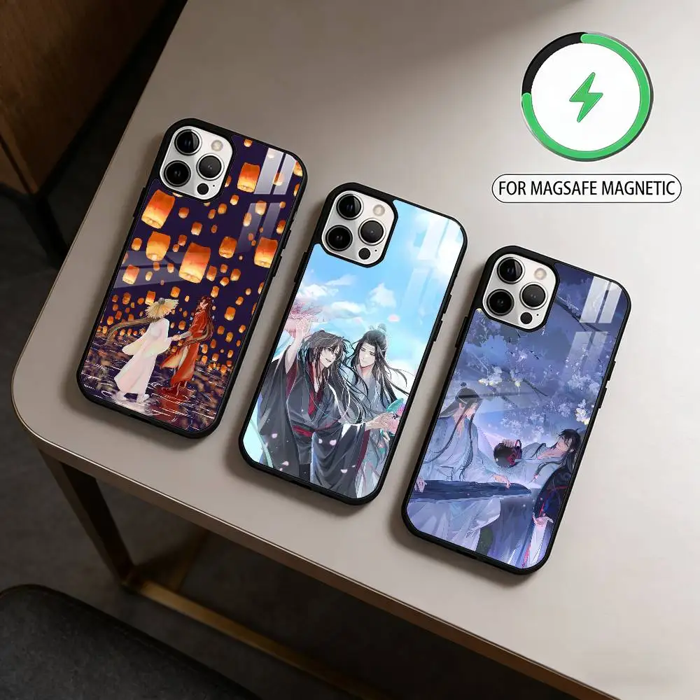 

Mo D-Dao Z-Zu Shi-s Magnetic For Magsafe Wireless Charging Phone Case For iPhone17,16,15,14,13,12,11 Plus,Pro Max