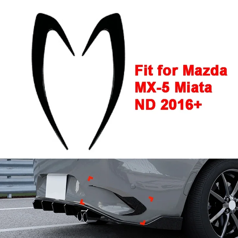 

Задний бампер, сплиттер, спойлер, накладка на вентиляционное отверстие, спойлер для Mazda MX-5 Miata ND 2016-2024, комплекты кузова из АБС-пластика, тюнинговый спойлер Canard