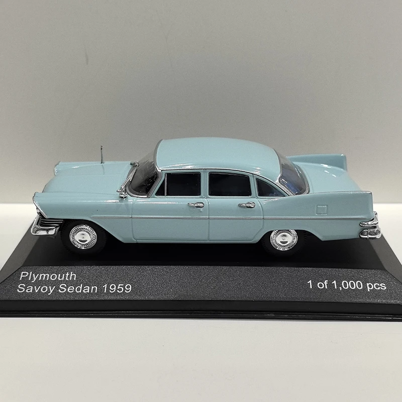 Diecast 1:43 Scale Plymouth 1959 Simulation Alloy Car Model Toy Vehicle Collectible Souvenir