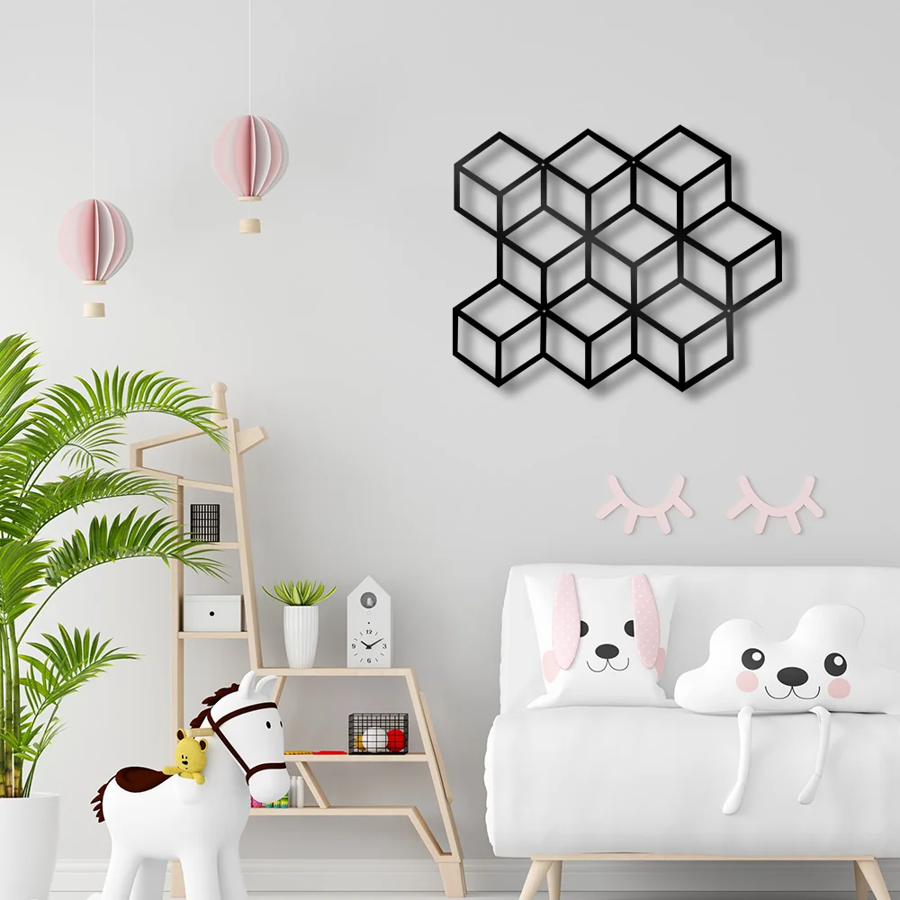 Cube Metal Wall Art… - image