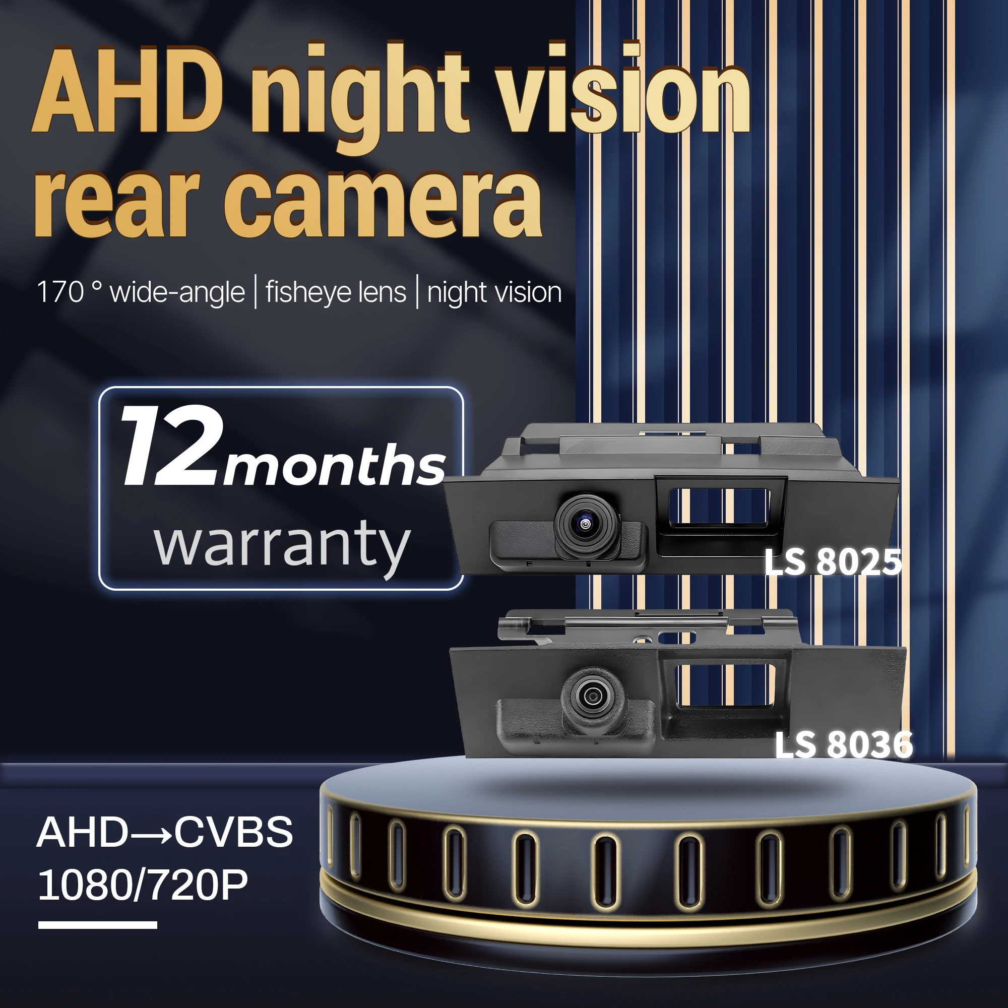 Ручка переключателя багажника, автомобильная камера заднего вида для Ford Mondeo MK3 MK4 MK5 S-Max 2014-2018, 170 градусов MCCD AHD 1080P, автомобиль