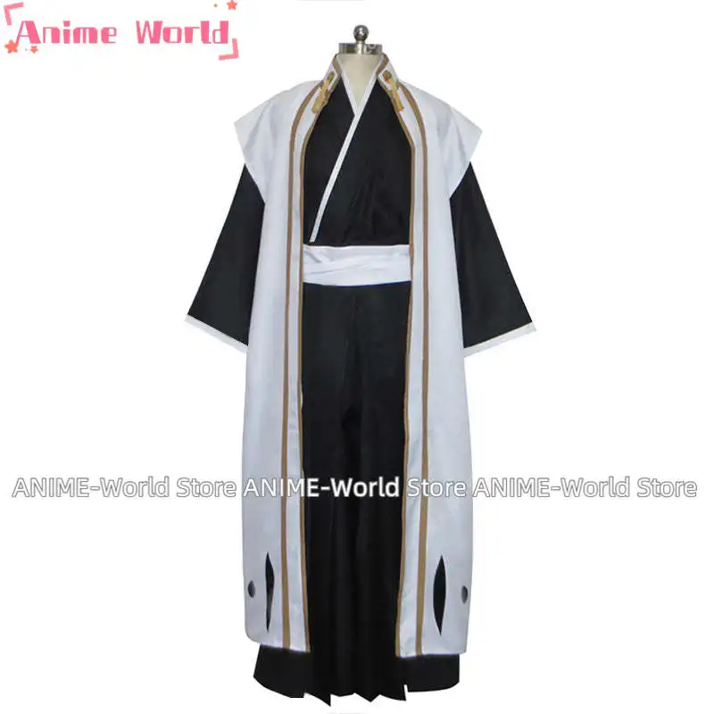 《Custom Size》Anime Byakuya Kuchiki Cosplay Costume Wig Halloween Costumes