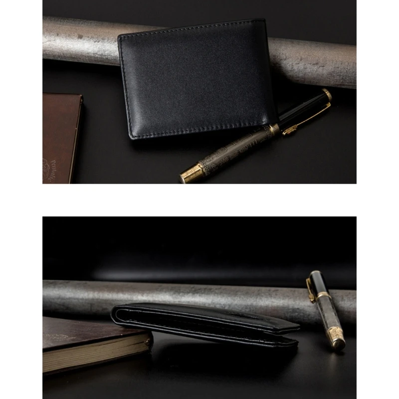 แฟชั่นกระเป๋าสตางค์สั้น RFID Blocking Wallets ผู้ถือบัตรเครดิตสำหรับ ของขวัญธุรกิจสำหรับชาย