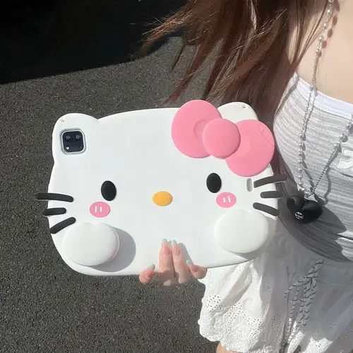 Imagen 2 del producto Sanrio Hello Kitty para iPad funda mavera이Ş 이kta ipad A16 10a 11a generación funda para tableta Air 4 5 10,9in Pro 11in Mini 6 7 funda protectora