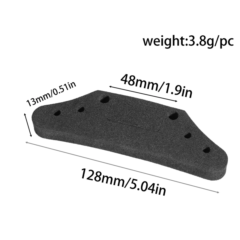 ABMF-Pengganti Bumper Depan Spons Busa untuk Mobil RC YOKOMO YD2 YD4-Set Peningkatan Suku Cadang Bodi Y4-001F