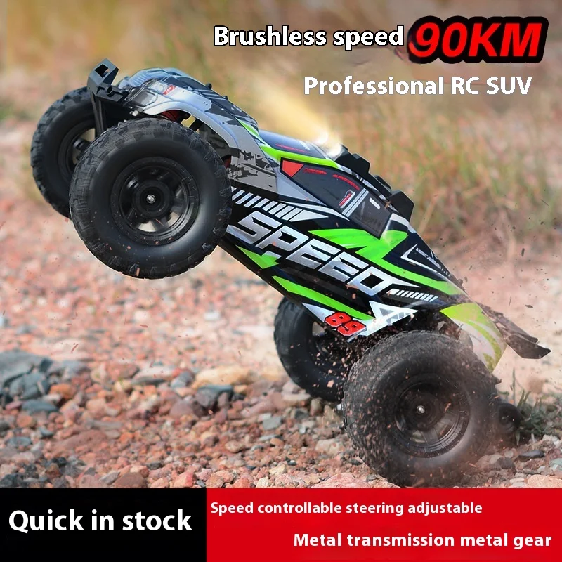 

RC 1:10 Scale High-Speed Off-Road Vehicle Brushless Motor Electric Toy Car Remote Control Drift Large Card for Ages 14+