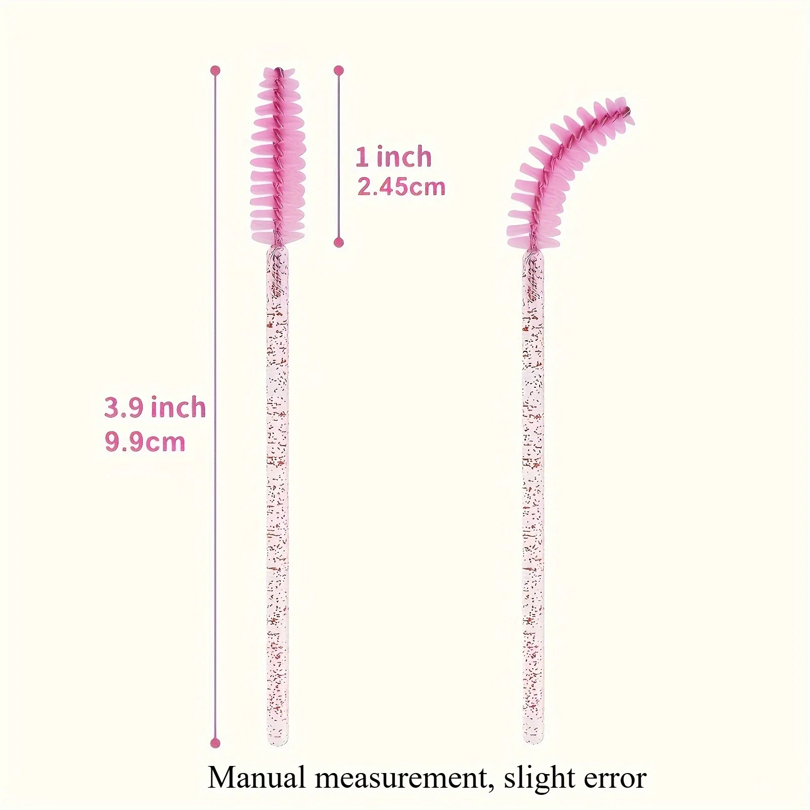 Wimpern- und Augenbrauenpinsel mit Behälter | Mascara-Zauberstab, Augenbrauenbürste und Wimpernkamm | für Wimpernverlängerungen und Make-up-Anwendung