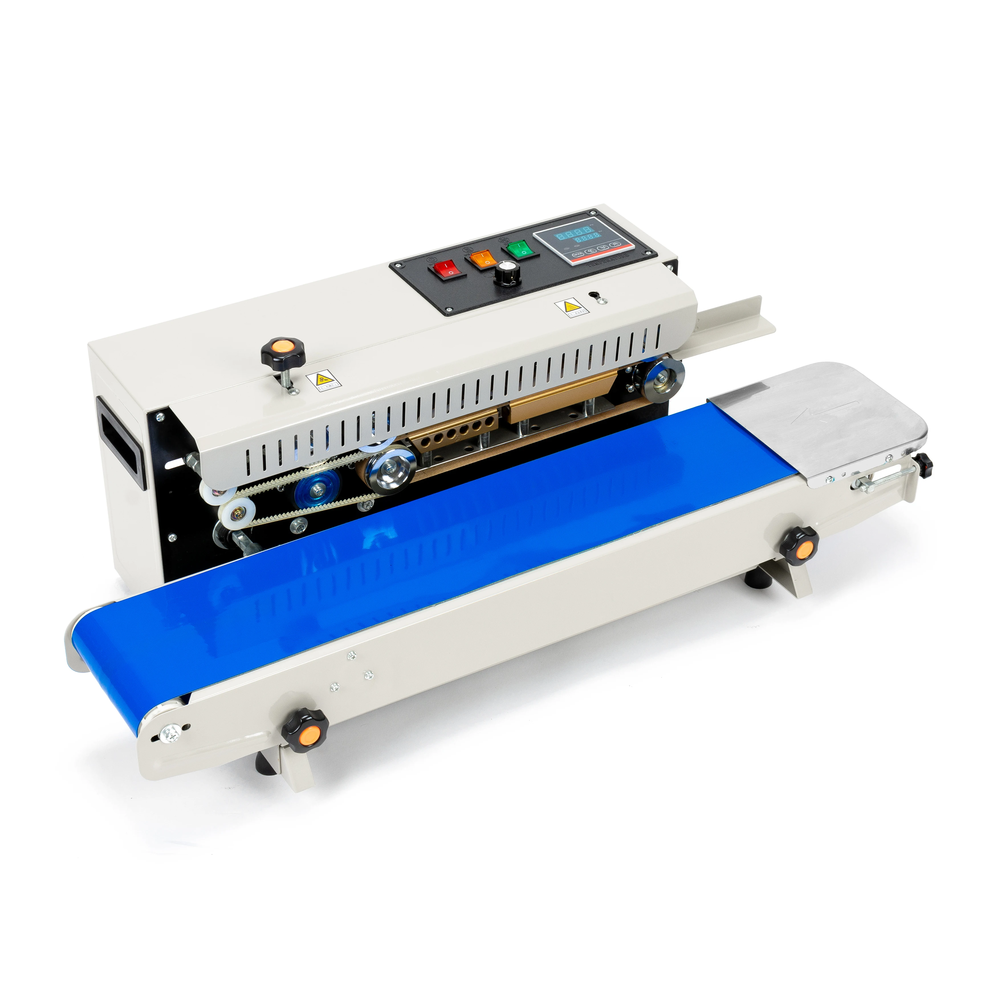 

LY-900 Continuous Horizontal Band Sealer Plastic Bag Soild Ink Snack Food Coffee Film Pouch Tea Plastic Bag Sealing Machine
