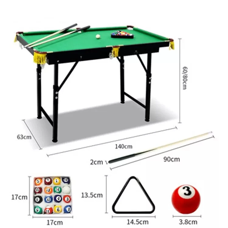 Sports Equipment Unisex 20 Snooker & Billiard Tables Solid Wood Green 17 Indoor Sport Game Table 7ft Pool Table 2 Sets