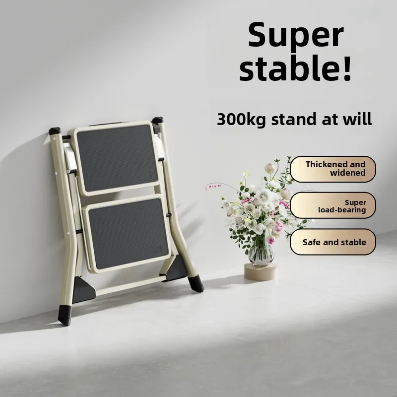 

Folding Home Step Ladder, Telescopic RV Stool, Indoor Kids Footrest, A‑Frame Step Stool—For Household Chores