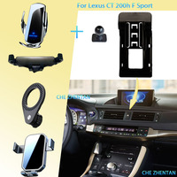 Car Mobile Phone Holder for Lexus CT 200h F Sport 2011~2023 360° Rotating Car Vehicle Phone Mounts Navigation Stand Accessories