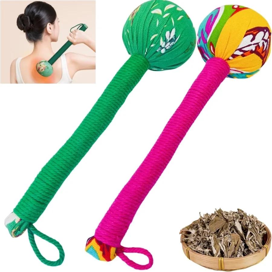 

Ручной лимфодренажный массажный молоток — релаксация мышц для облегчения боли в спине и теле, набор из 2 предметов.