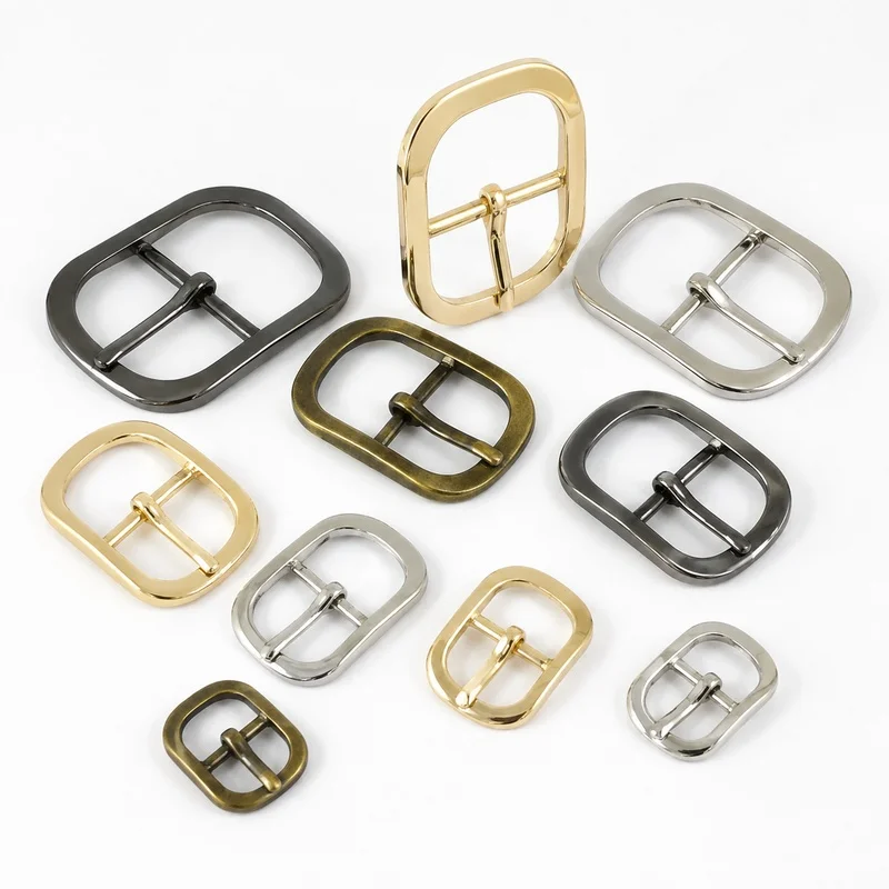 10/20 Stück 12-38mm Metall-Schnallenverschluss aus Zinklegierung mit abgerundeter Mittelstange für Leder-Gürtelriemen, Reparatur-Ersatzteil, Handwerkszubehör – Detail 6