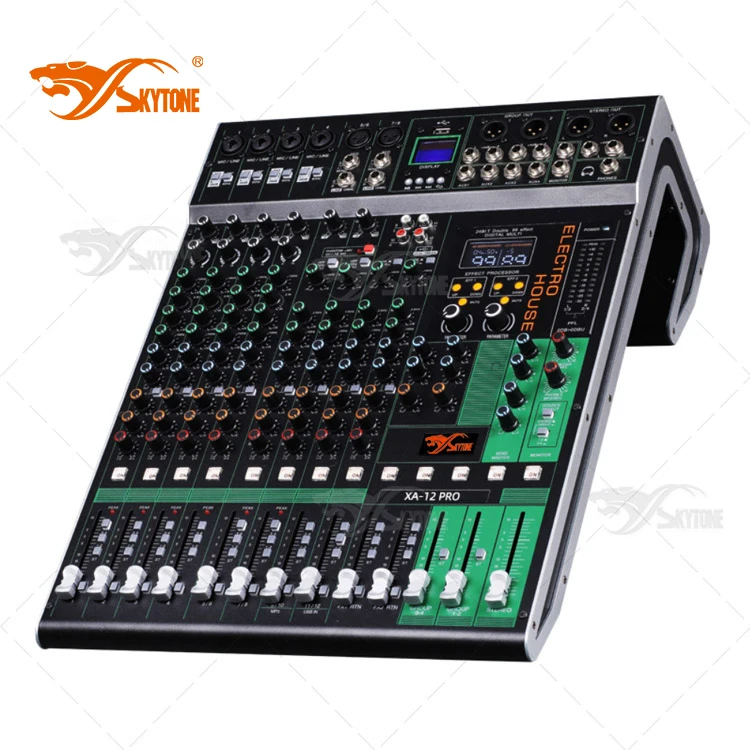 

Professional Mixer - XA Series - 12 Channel Professional Stage Audio Mixer XA12