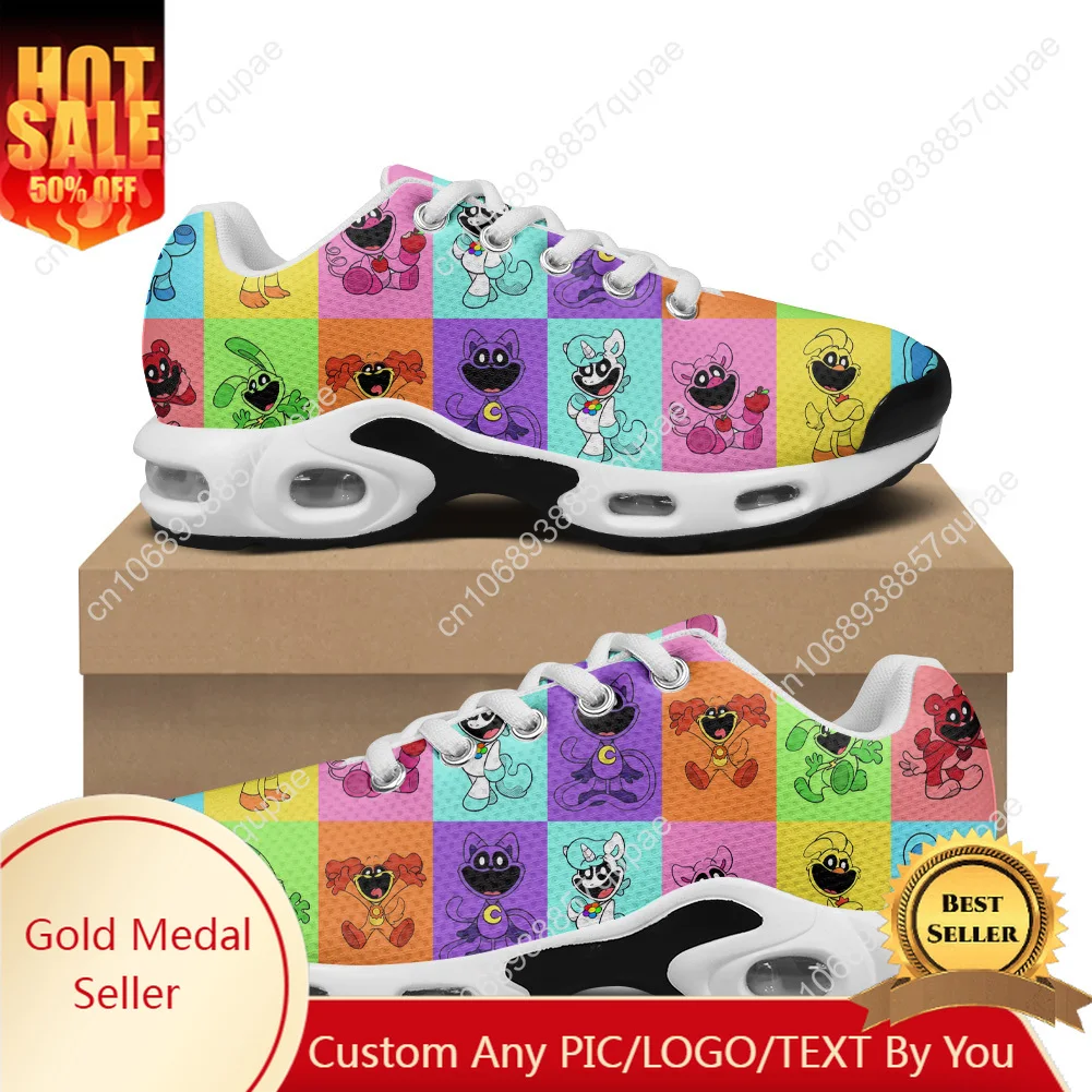 

Smilings Critters Air Cushion Sports Sneakers Anime Shoes Men Women Teenager High Quality Footwear Custom Made Mesh Sneaker