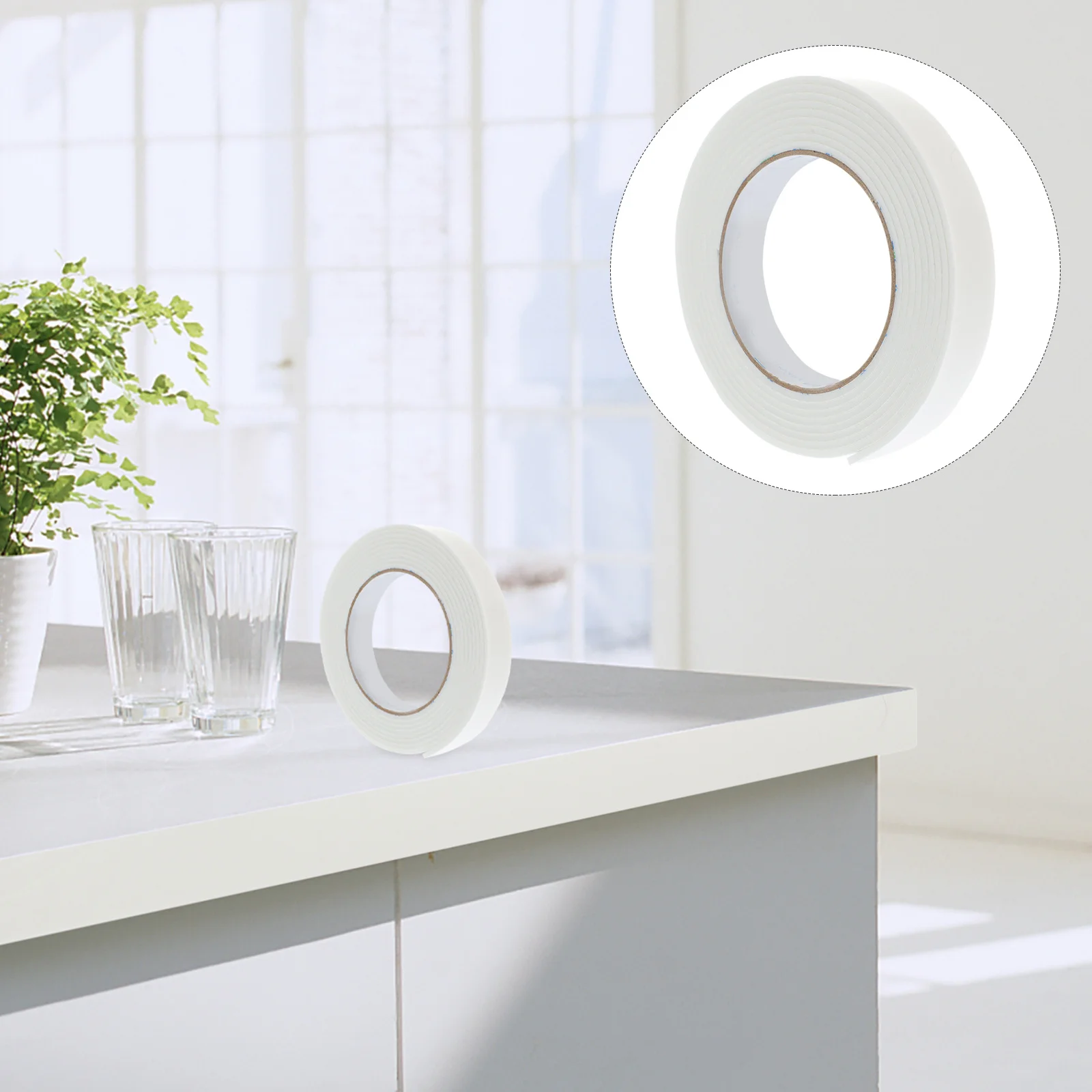 

10 Rolls Edge Banding Tape Self Adhesive Wood Edging Strips for Furniture Restoration Cabinet Repair Countertop Trim 3 Meters