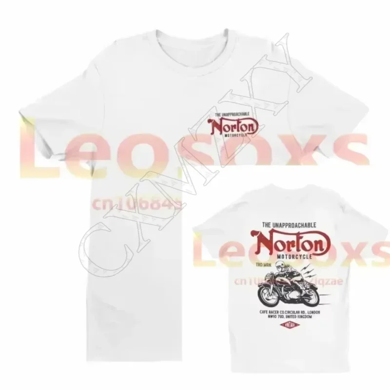 

Fashion men's cotton Norton Motorcycles sports custom printed T-shirtNO.1