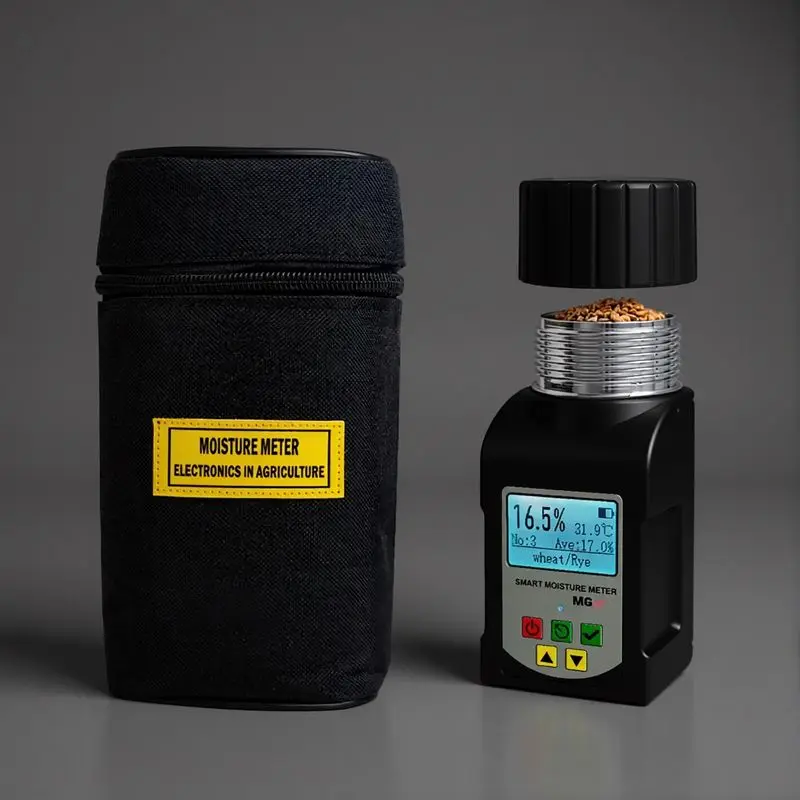 GS25A цифровой тестер влажности зерна, измеряет влажность для 25-зерновых семян пшеницы, гигрометр влажности с ЖК-дисплеем