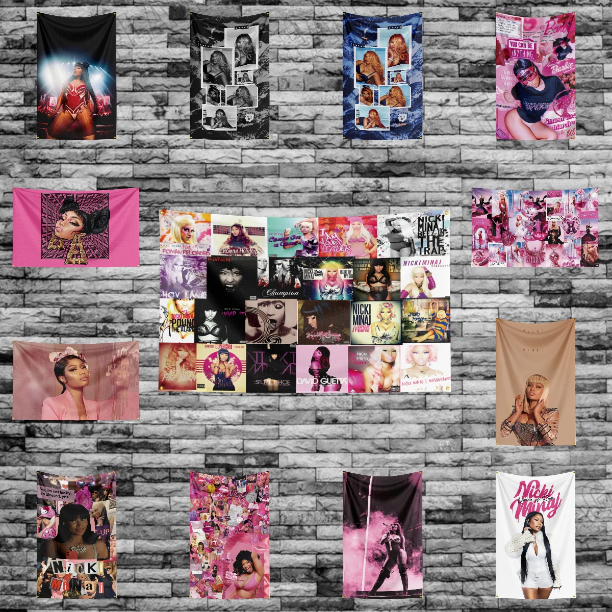 

3x5 Ft Rapper N-nicki minajs Flag Polyester Digital Printing Banner for Bedroom Wall Art Out Door Tapestry Decoration