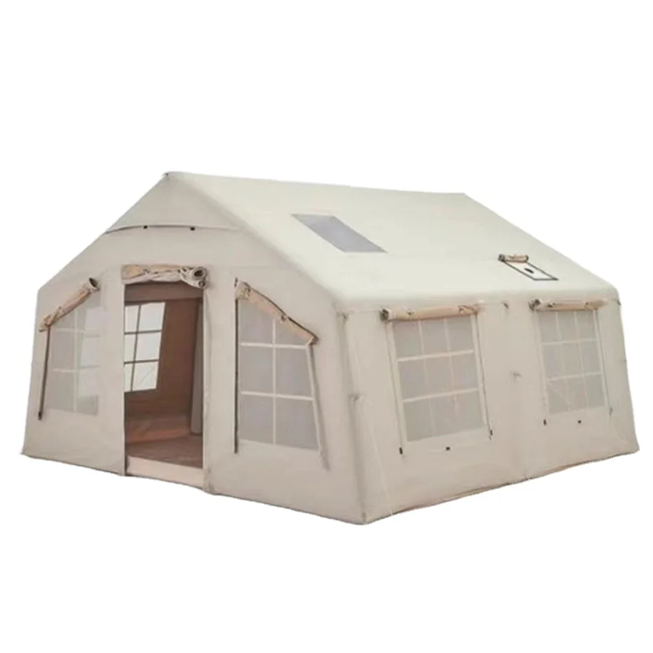 Factory Cheap Large Inflatable Air Automatic Waterproof Cotton Tent With Free Pump