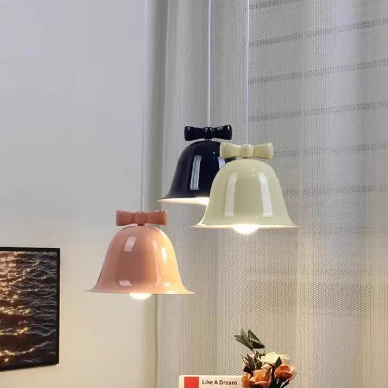 

E27 Wind Bell Pendant Lights - Modern Hanging Lamps for Living Room, Bedroom, Kitchen Island & Kids' Room Lighting