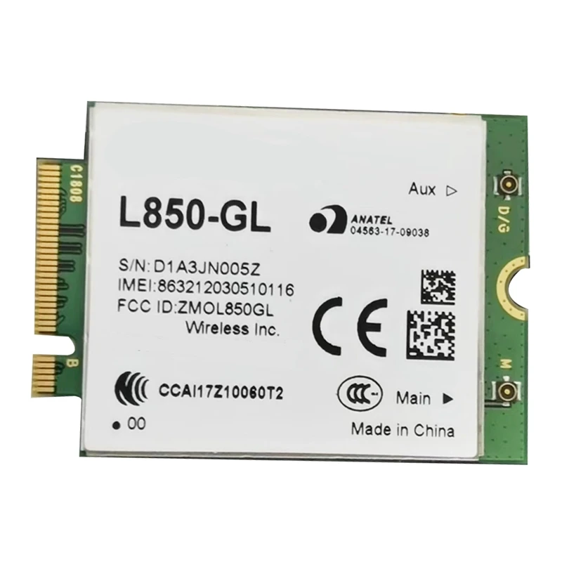 L850-GL WWAN Module 4G LTE Cat9 M.2 LTE& WCDMA Card For Keenetic Router 1 Pcs PCB