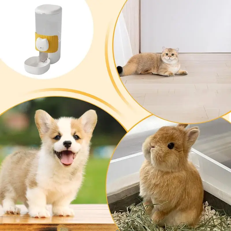 Automatic Feeder For Cage Cage Pet Feeding Bowls Dispenser Dog Cage Water Dispenser Cage Pet Feeding Bowls Dispenser For Cat